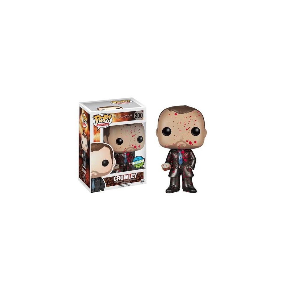 Figurine Supernatural - Crowley Metallic Exclu Pop 10cm 