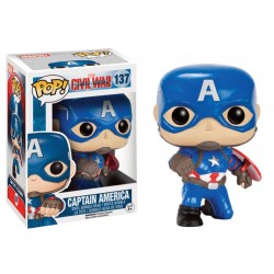 Figurine Marvel - Civil War - Captain America Action Pose Exclu Pop 10cm