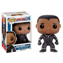 Figurine Marvel - Civil War - Black Panther Unmasked Exclu Pop 10cm