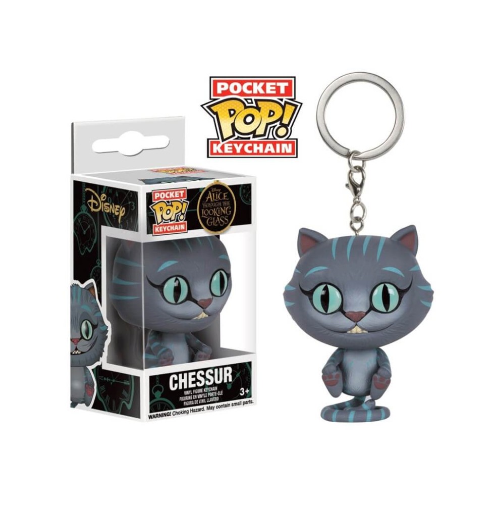 Porte Clé Disney - Cheshire Cat Pocket Pop 4cm