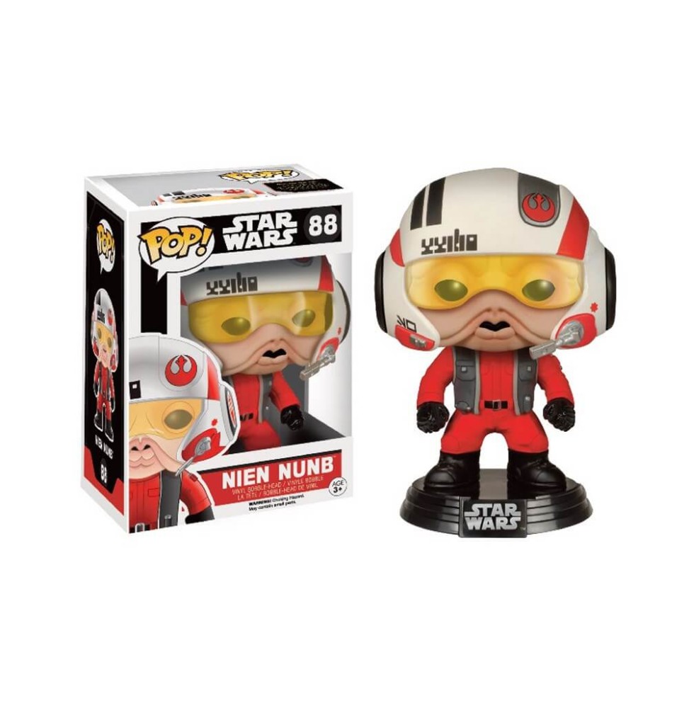 Figurine Star Wars Episode 7 - Nien Nunb Helmet Exclu Pop 10cm