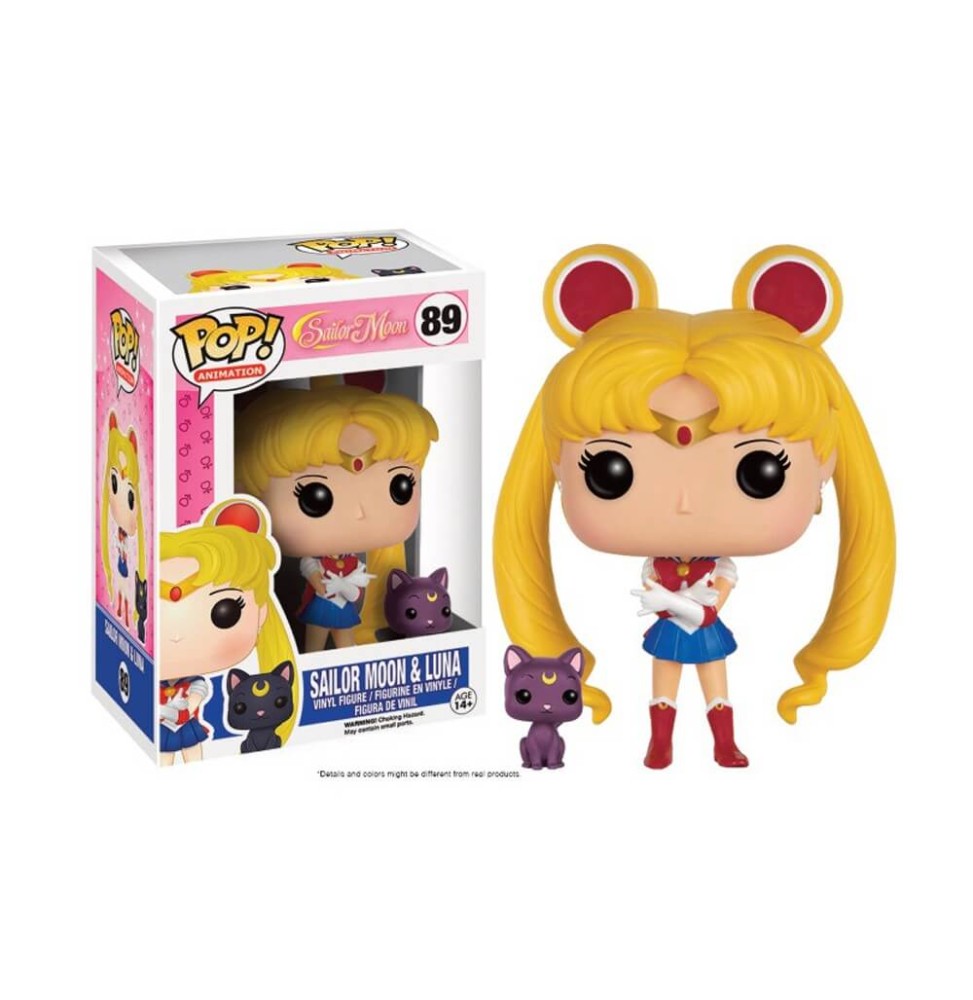 Figurine Sailor Moon - Sailor Moon & Luna Pop 10cm