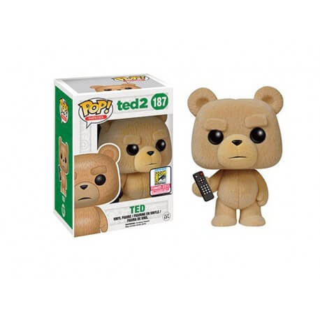 Figurine Ted - Ted Remote Flocked Exclu Pop 10cm