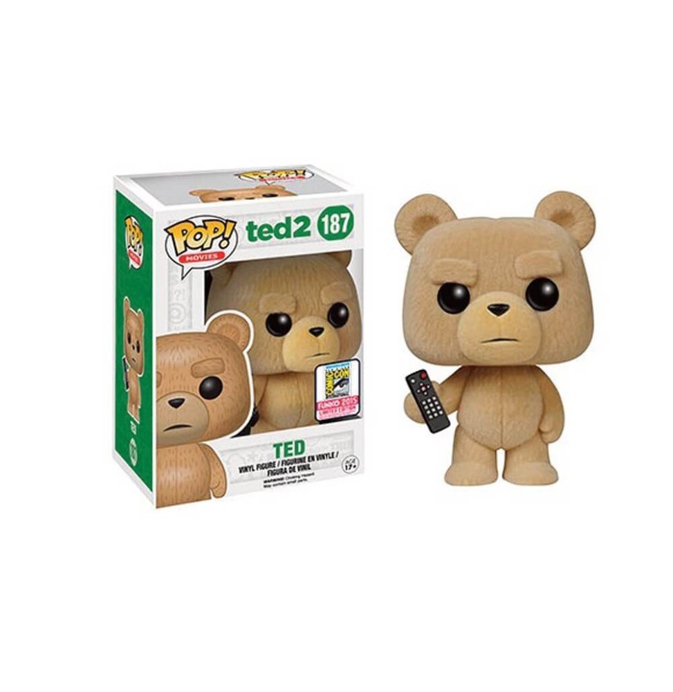 Figurine Ted - Ted Remote Flocked Exclu Pop 10cm