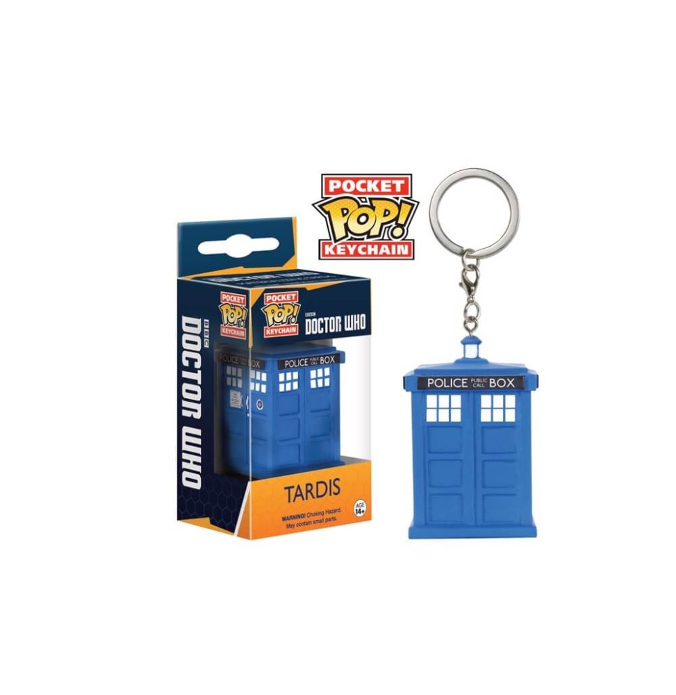 Porte Clé Doctor Who - Tardis Pocket Pop 4cm