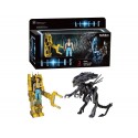 Figurine Aliens - 3 Pack Ripley Powerloader Alien Queen ReAction 