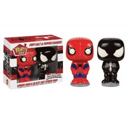 Salière et Poivrière Marvel - Spider-Man & Black Spider-man Pop