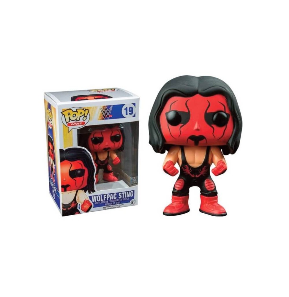 Figurine WWE - Wolfpac Sting Exclu Pop 10cm