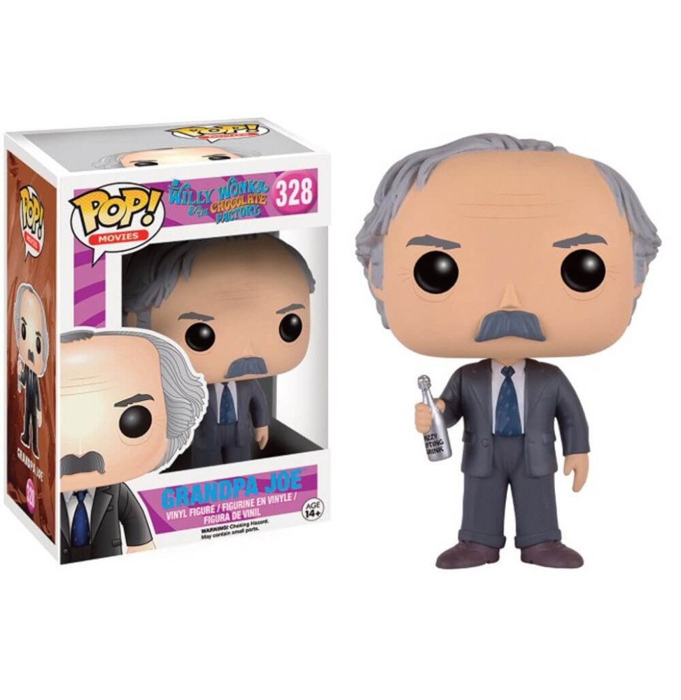 Figurine Charlie et la Chocolaterie - Grandpa Joe Pop 10cm