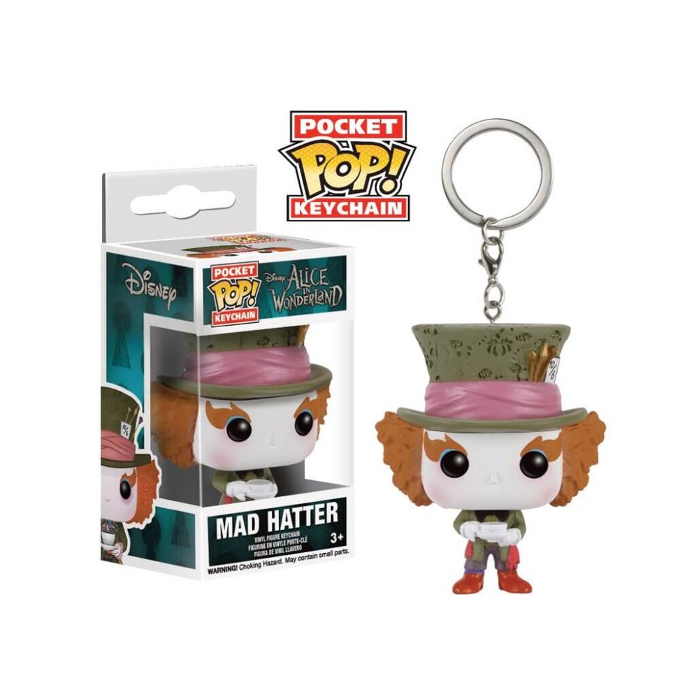 Porte Clé Disney - Mad Hatter Pocket Pop 4cm