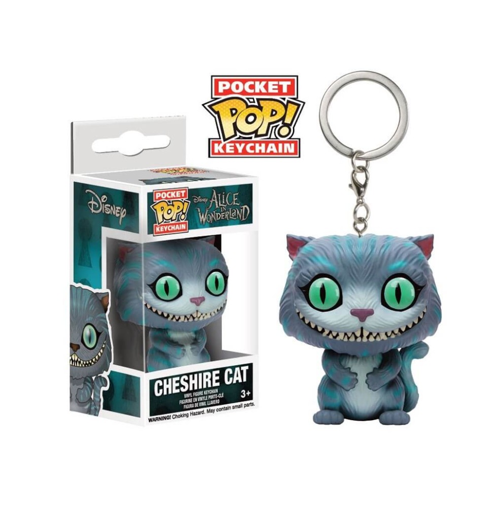 Porte Clé Disney - Cheshire Cat Pocket Pop 4cm