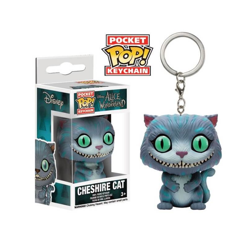 Porte Clé Disney - Cheshire Cat Pocket Pop 4cm - Funko