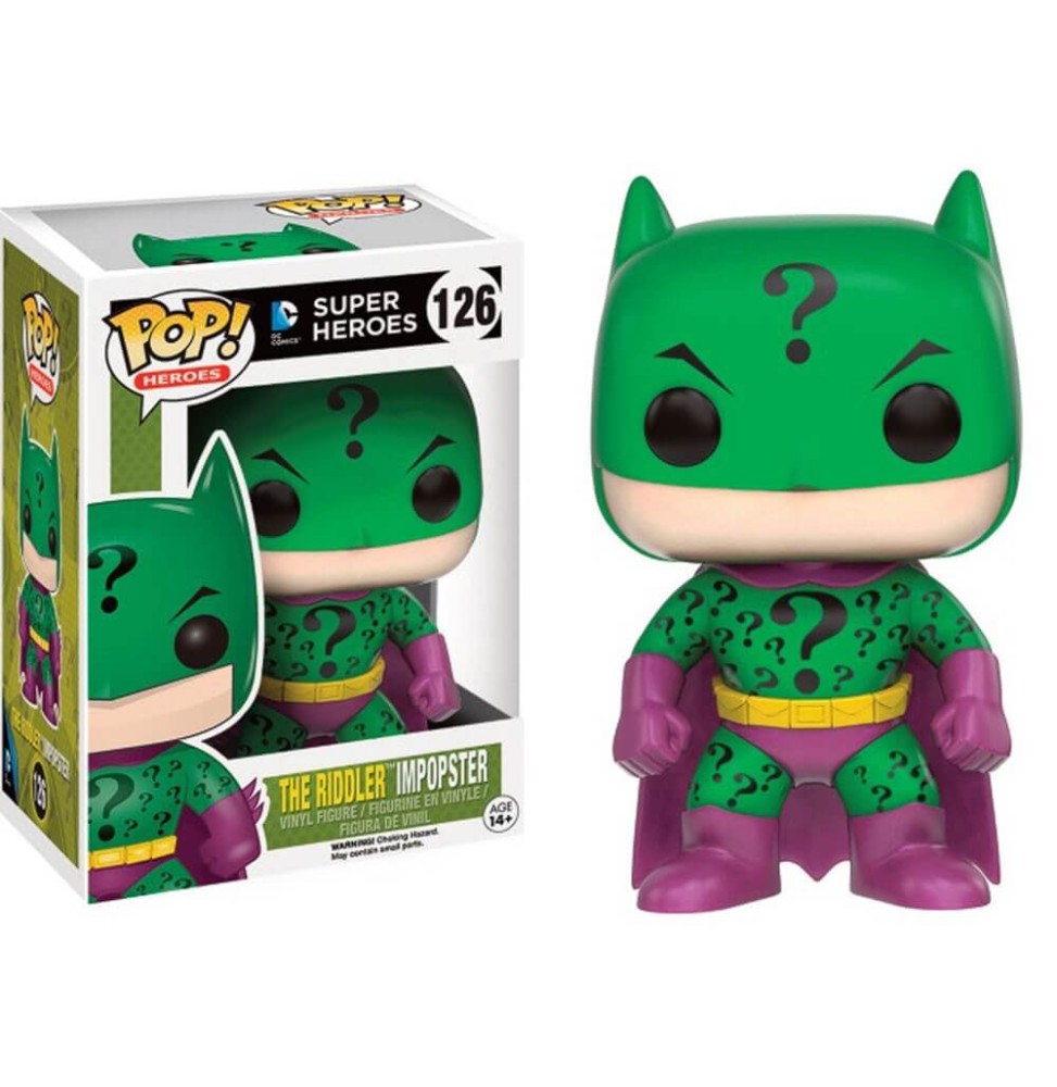 Figurine Batman Impopster - Batman As The Riddler Pop 10cm