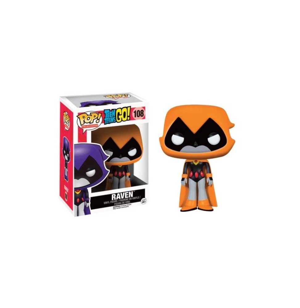 Figurine Dc Comics Teen Titans Go ! - Raven Orange Exclu Pop 10cm