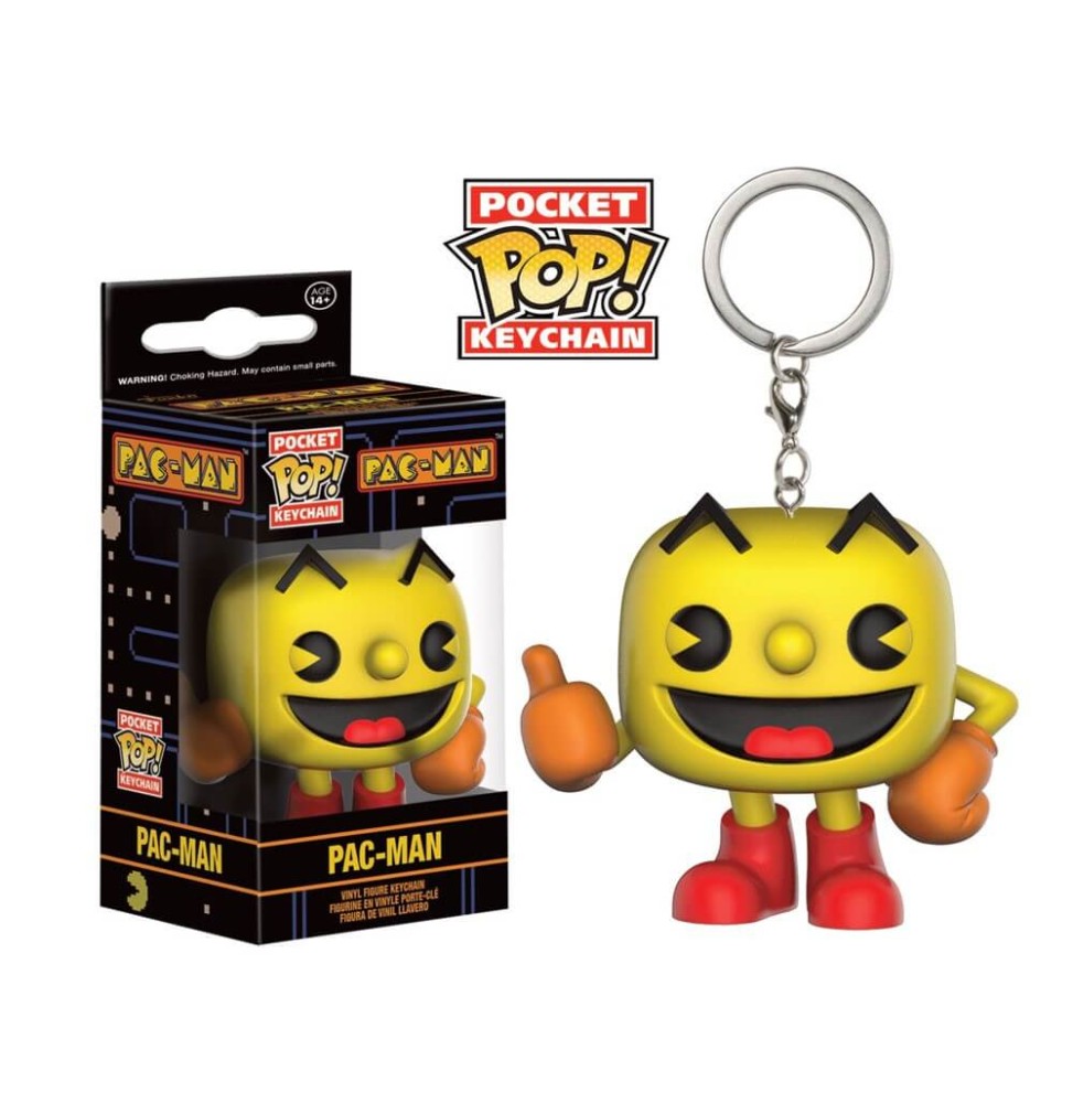 Porte clé Pac-Man - Pac-Man Pocket Pop 4cm