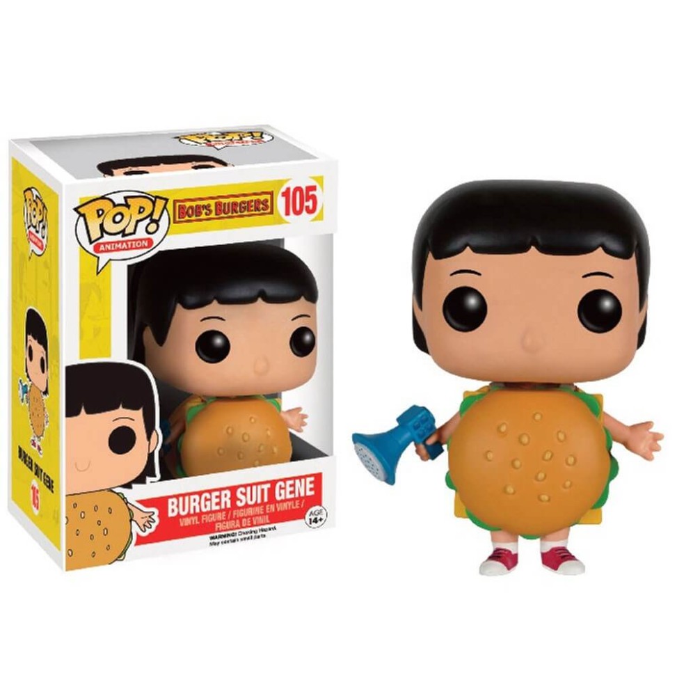 Figurine Bob's Burgers - Burger Suit Gene Exclu Pop 10cm