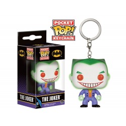 Porte Clé DC - Joker Glow In The Dark Exclu Pocket Pop 4cm