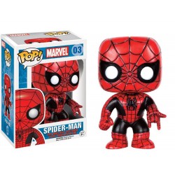 Figurine Marvel - Spider-Man Red & Black Exclu Pop 10cm