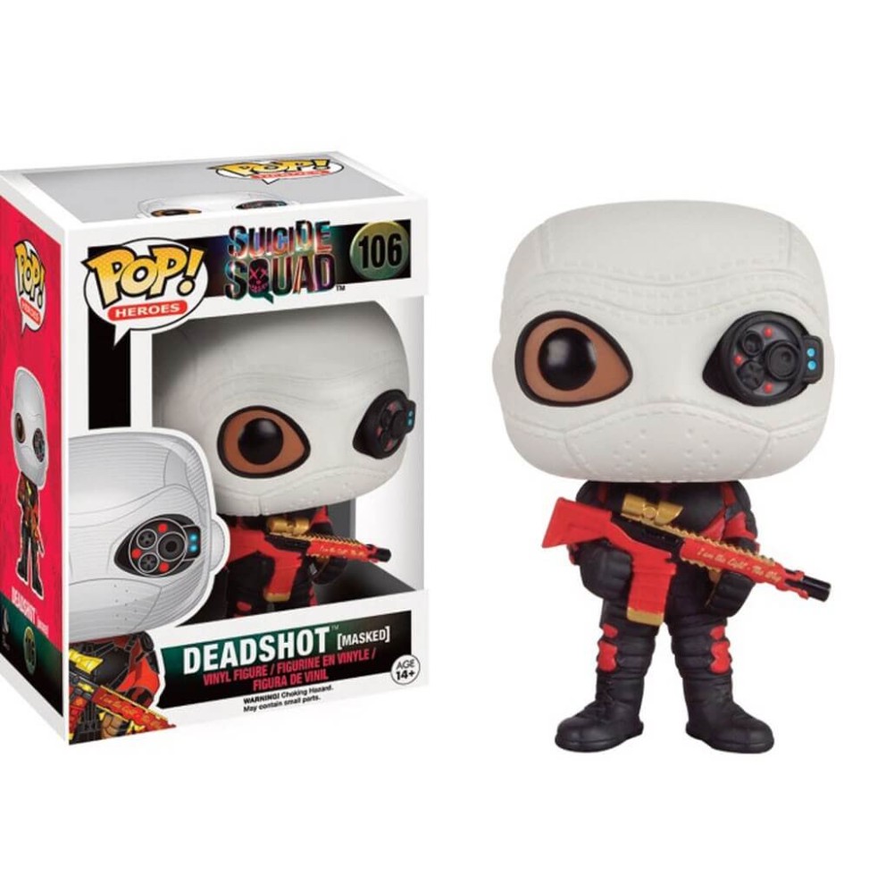 Figurine DC Heroes Suicide Squad - Deadshot Masked Pop 10cm