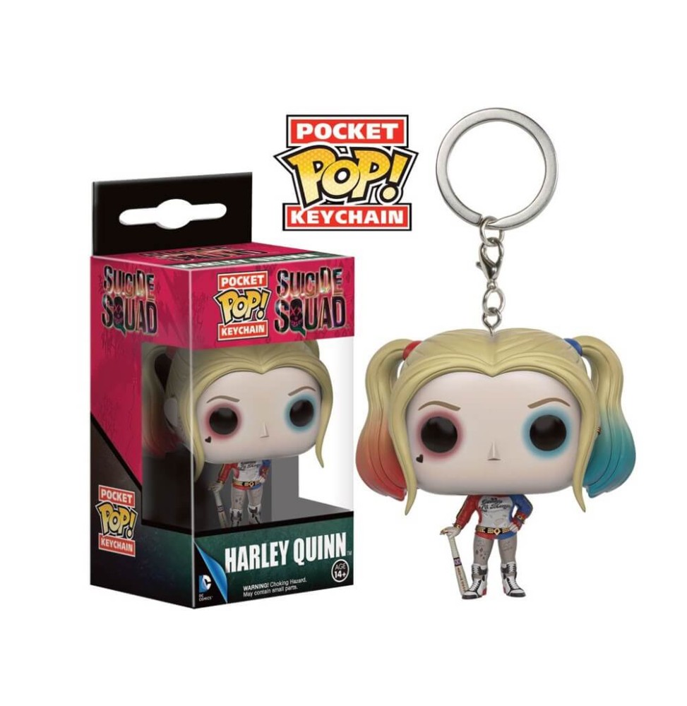 Porte Clé DC Heroes Suicide Squad - Harley Quinn Pocket Pop 4cm