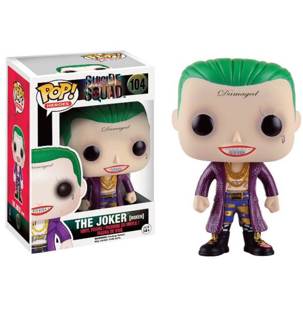 Figurine DC Heroes Suicide Squad - Joker Boxer Exclu Pop 10cm