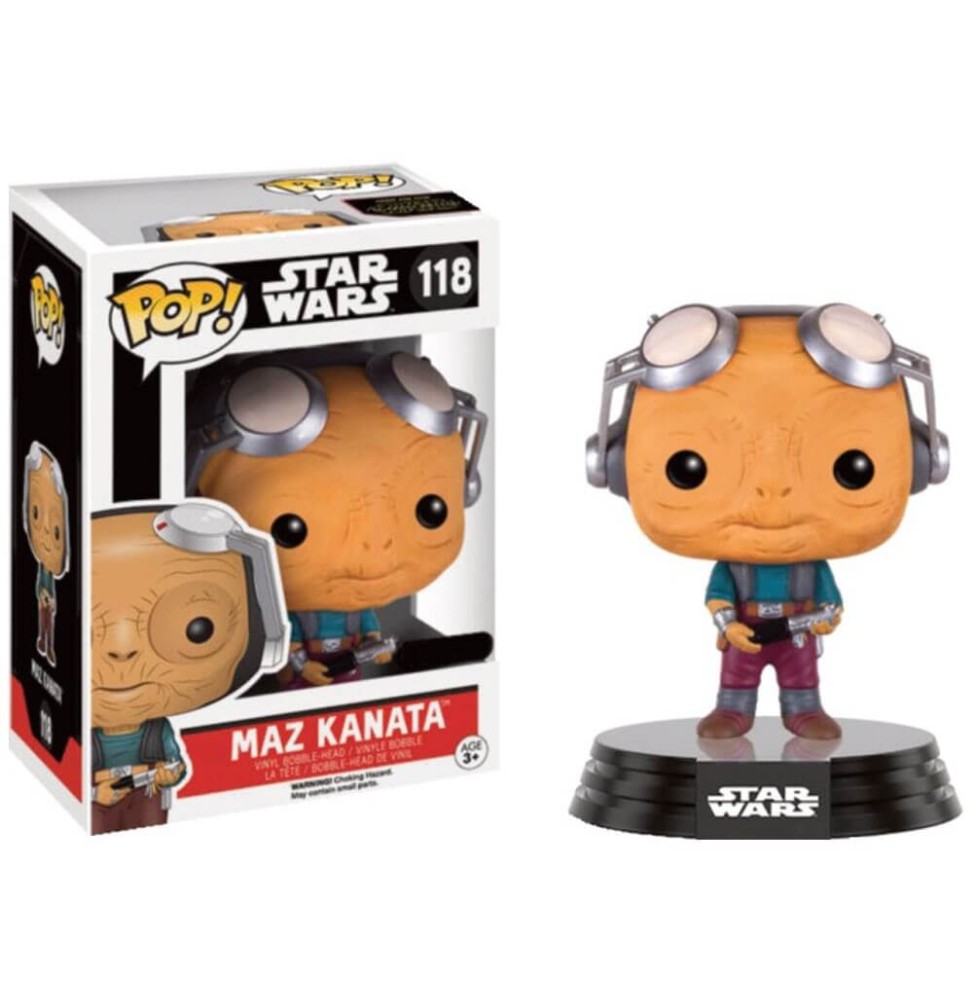 Figurine Star Wars Episode 7 - Maz Kanata No Glasses Exclu Pop 10cm