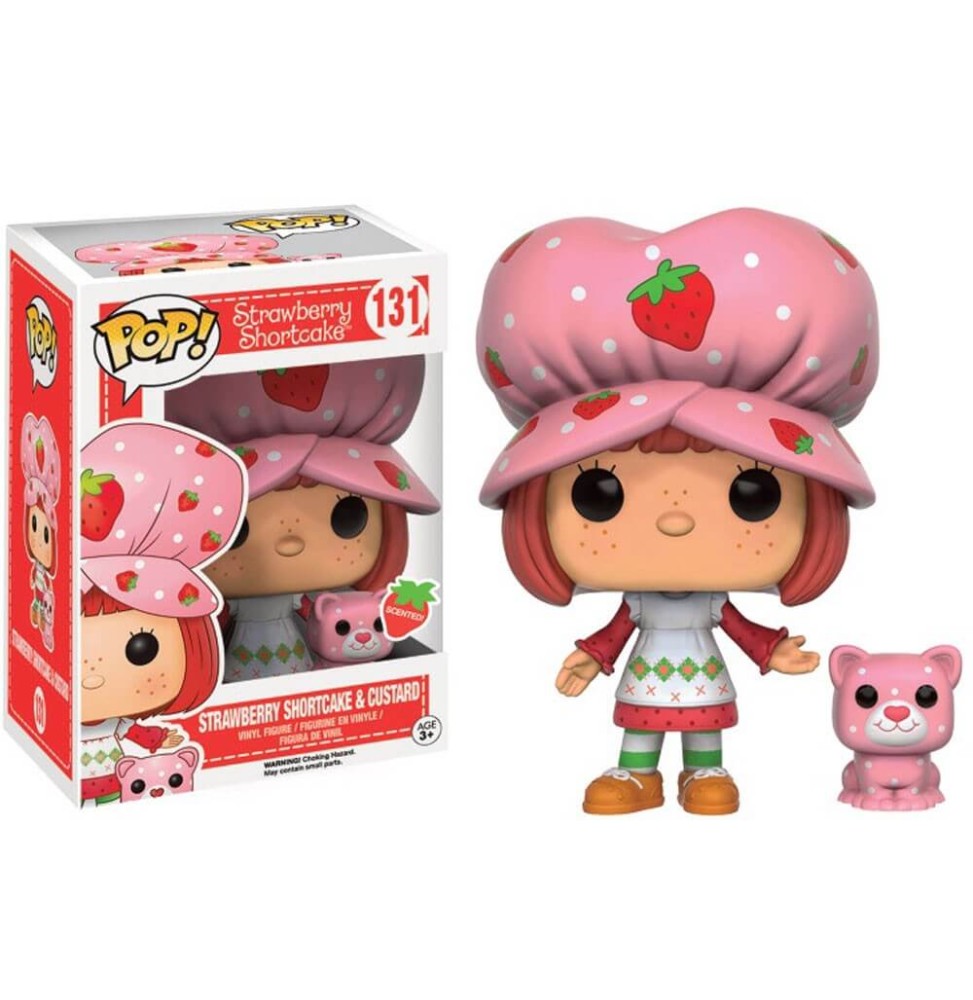 Figurine Charlotte Aux Fraises - Strawberry Shortcake & Custard Pop 10cm