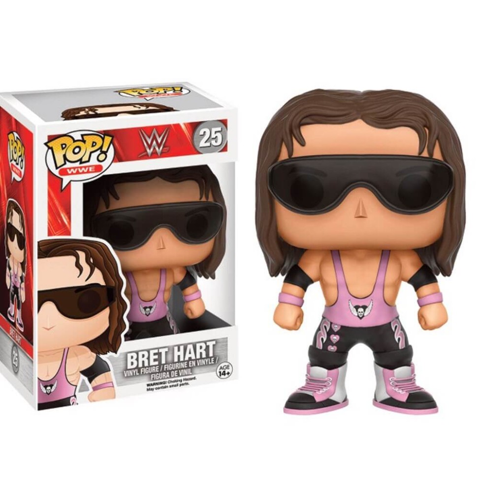 Figurine WWE - Bret Hart Pop 10cm