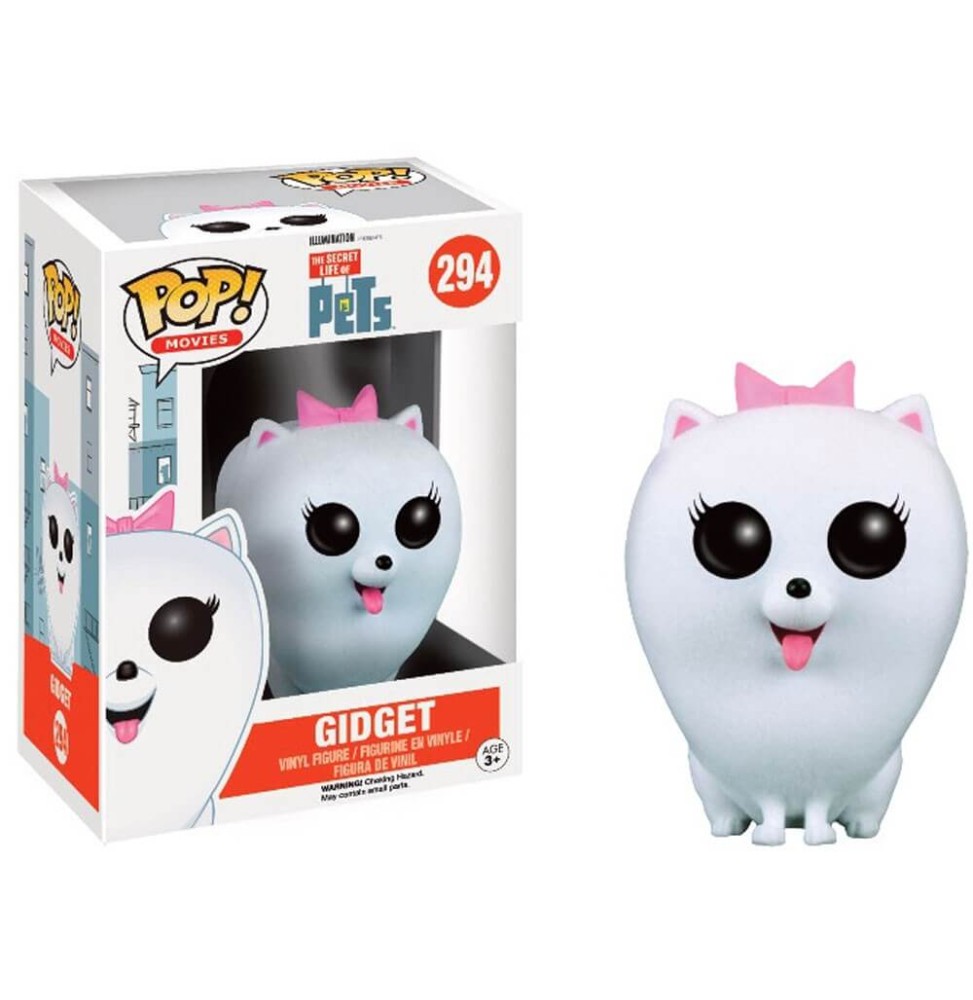 Figurine Comme des Bêtes - Gidget Flocked Exclu Pop 10cm