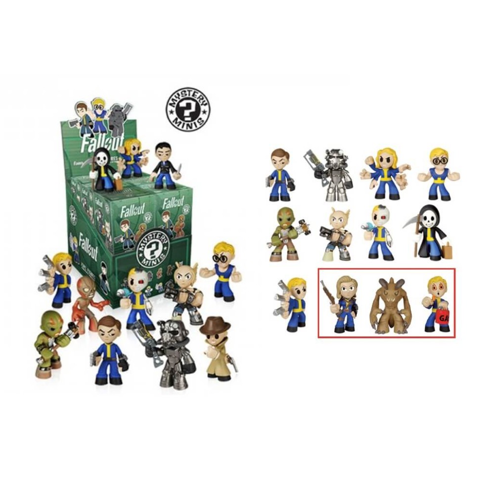 Figurine Fallout Variant Exclu Mystery Minis - 1 boîte au hasard