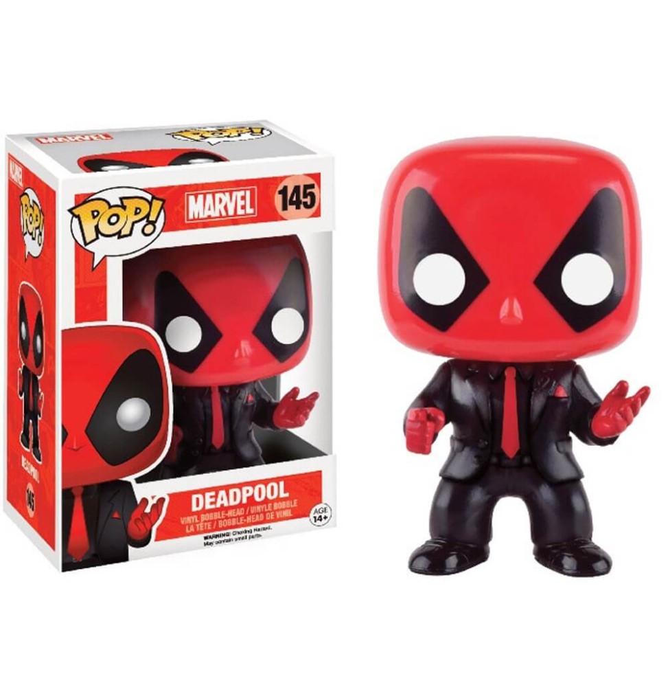 Figurine Marvel - Deadpool In Suit And Tie Exclu Pop 10cm