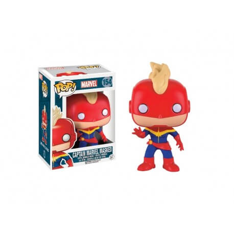 Figurine Marvel - Captain Marvel Masked Exclu Pop 10cm