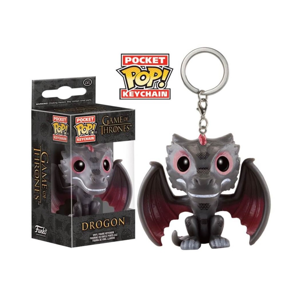 Porte Clé Game Of Thrones - Drogon Pocket Pop 4cm