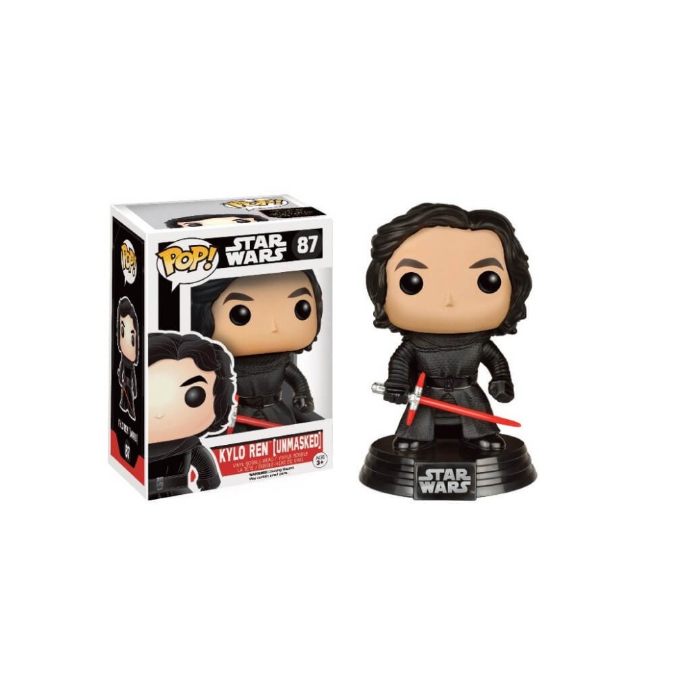 Figurine Star Wars Episode 7 - Kylo Ren Unmasked Exclu Pop 10cm