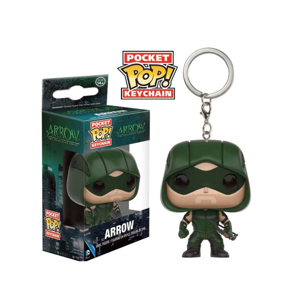 Porte Clé DC Arrow Tv - Arrow Pocket Pop 4cm