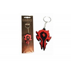 Porte Clé Warcraft - Horde Logo Gomme