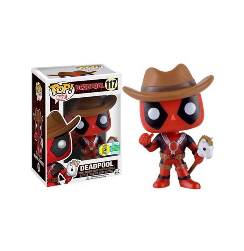 Figurine Marvel - Deadpool Cowboy Exclu Pop 10cm