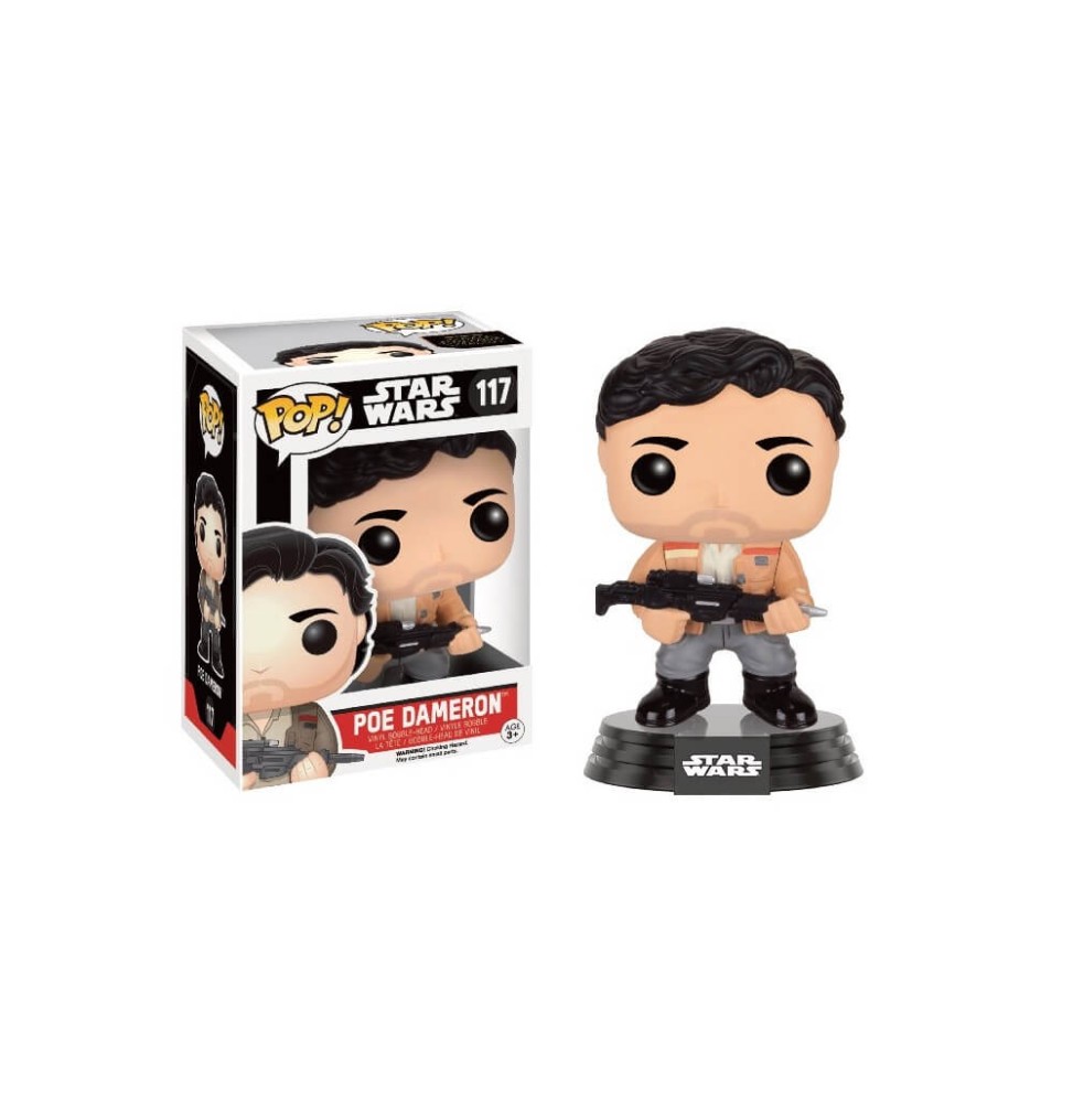 Figurine Star Wars Episode 7 - Poe Dameron Resistance Exclu Pop 10cm