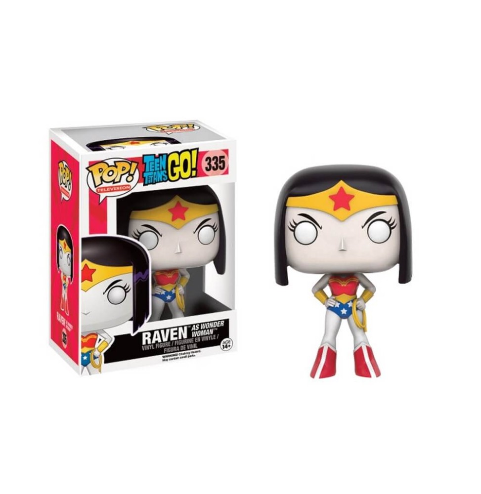 Figurine Dc Comics Teen Titans Go ! -Raven As Wonder Woman Exclu Pop 10cm