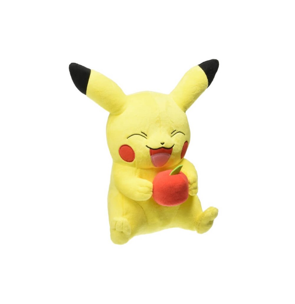 Peluche Pokemon - Pikachu et Pomme 30cm