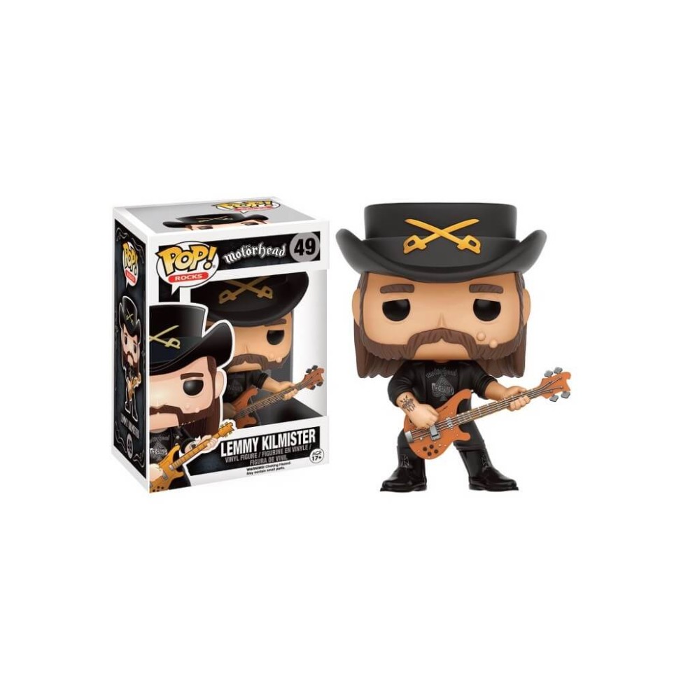 Figurine Musique Rock - Motorhead Lemmy Kilmister Pop 10cm