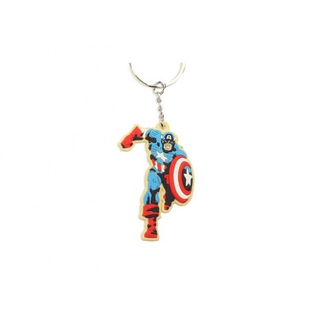Porte Clé Marvel - Captain America Gomme 5cm