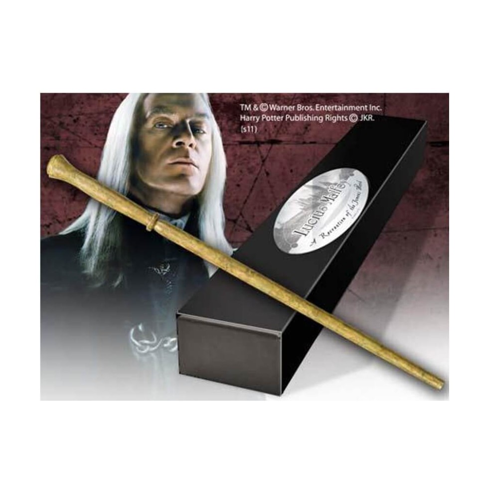 Replique Harry Potter - Baguette Magique Lucius Malfoy (édition personnage) 40cm