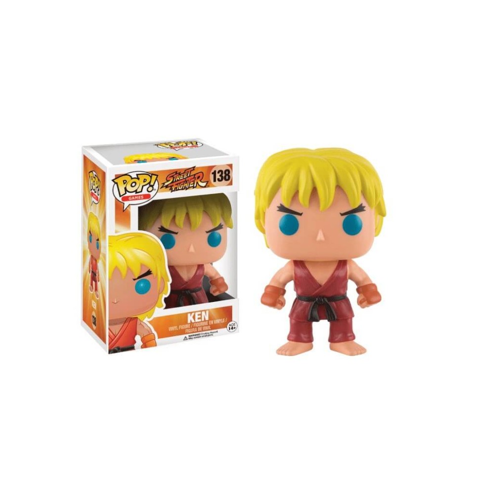 Figurine Street Fighter - Hot Ken Pop 10cm