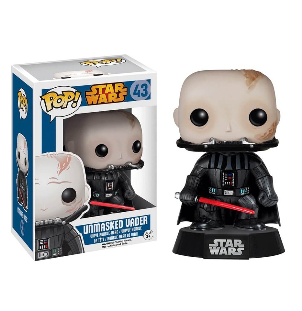 Figurine Star Wars - Unmasked Darth Vader Pop 10cm