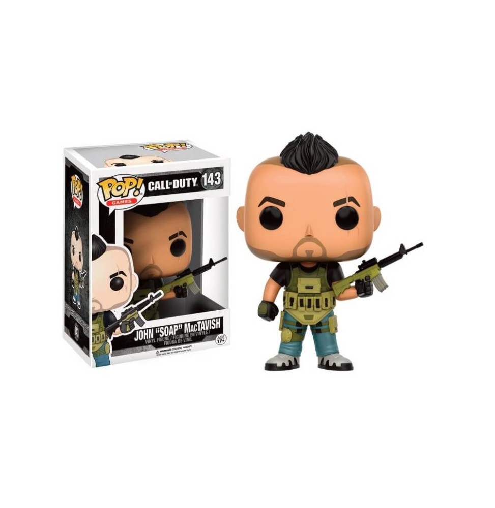 Figurine Call Of Duty - John Soap Mactavish Pop 10cm