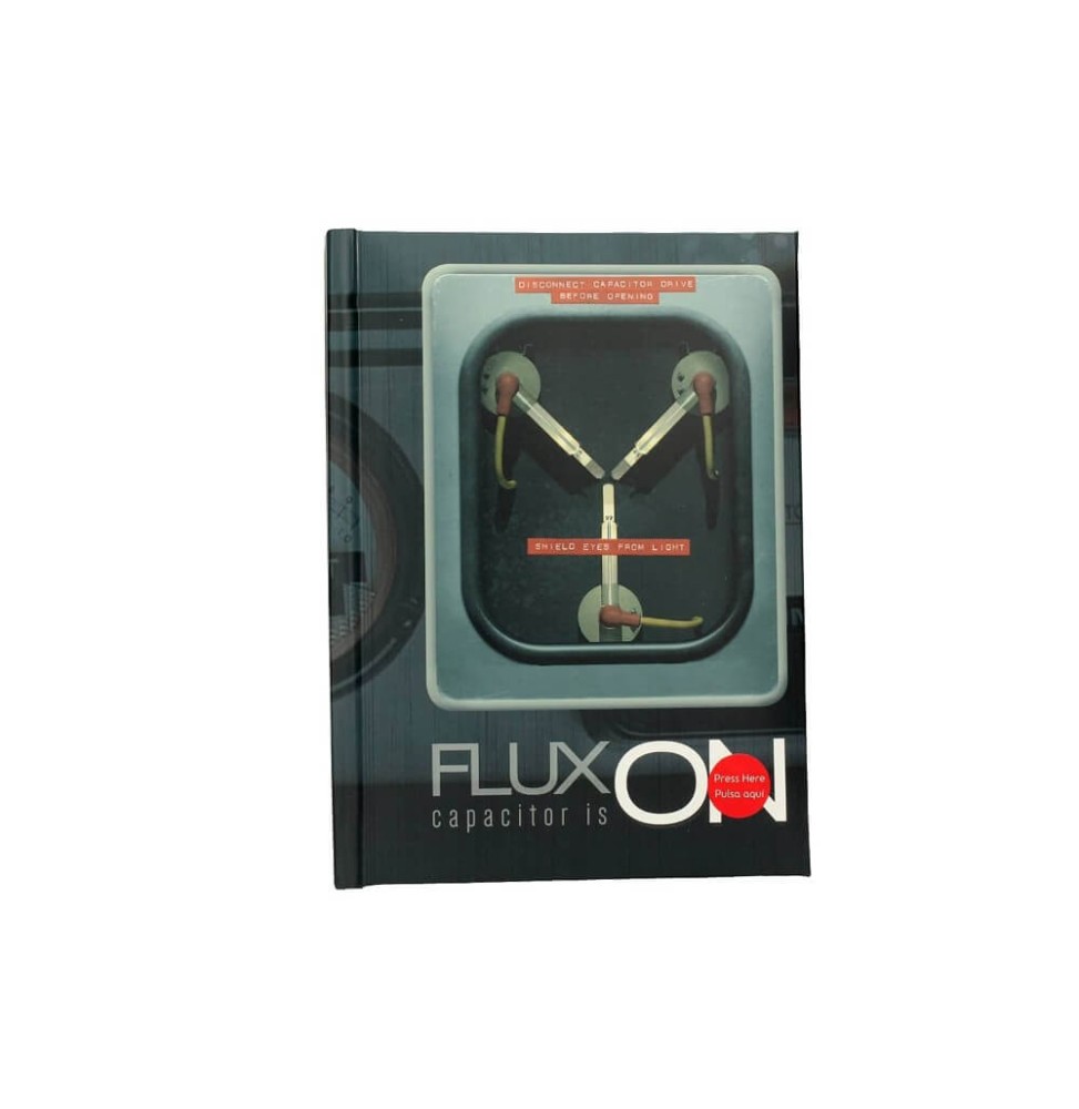 Cahier Lumineux Retour Vers Le Futur - Flux Capacitor Is On