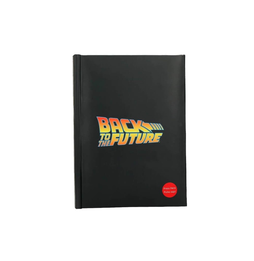 Cahier Lumineux Retour Vers Le Futur - Logo Back To The Future