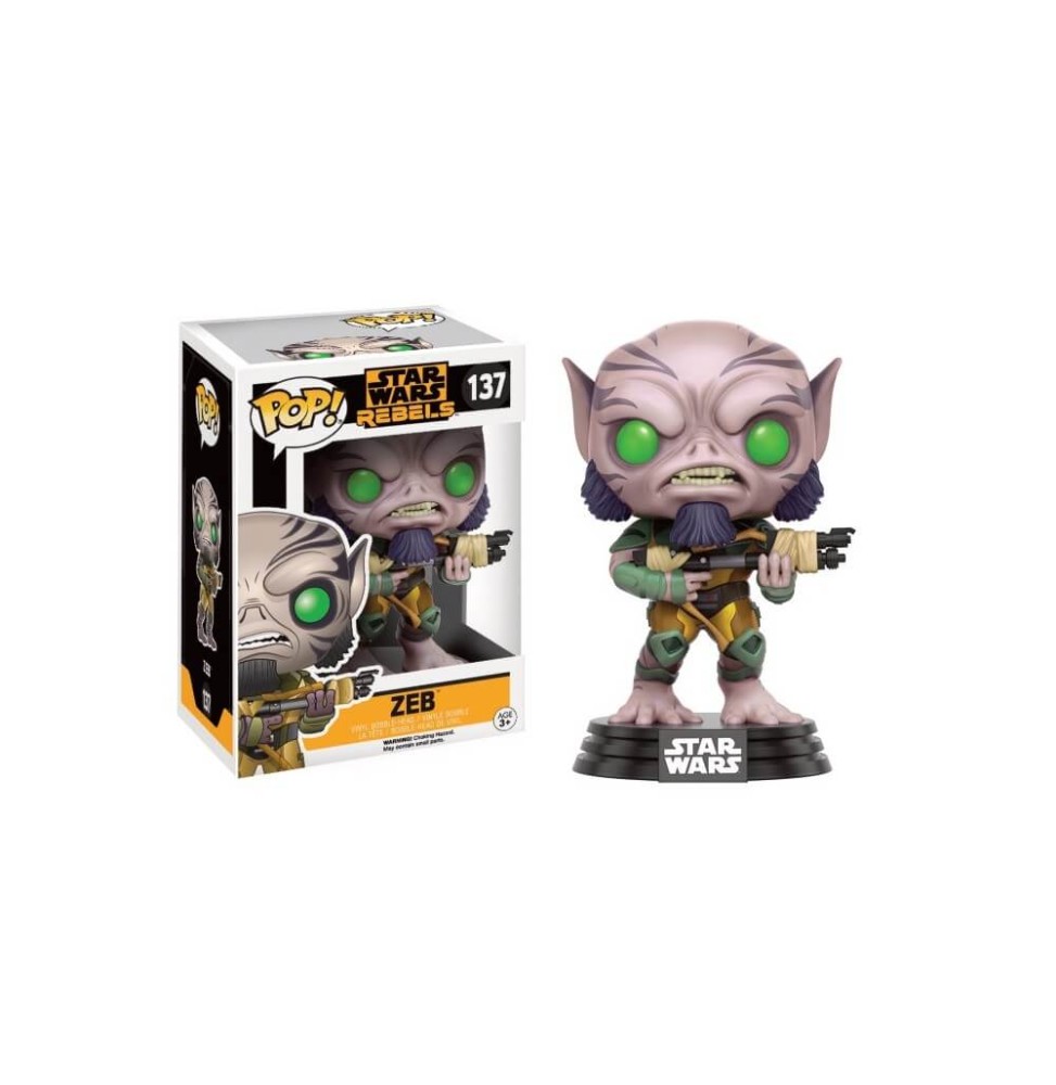 Figurine Star Wars Rebels - Zeb Pop 10cm