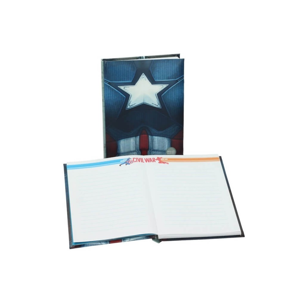 Cahier Lumineux Marvel Civil War - Captain America Chest